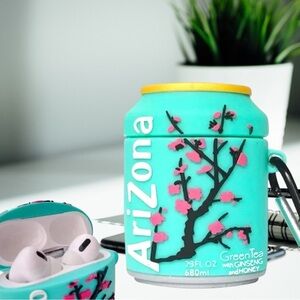 Arizona Plum Green Tea Drink Bottle Airpods Case for 1 or 2 generation new